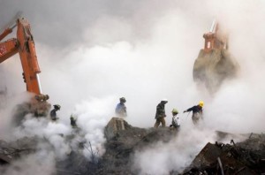 FDNY 9/11 heroes clean up scene