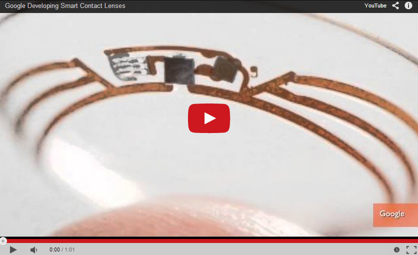 Google Smart Contact Lenses With Built In Camera