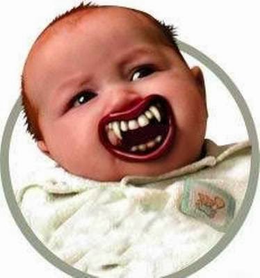 funny baby pacifier