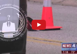 anonymous warning sent to ferguson police