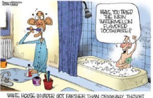 racist cartoon makes fun of obama