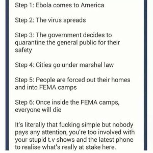 ebola patients transferred to fema camps