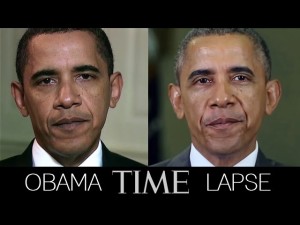 obama time lapse photo